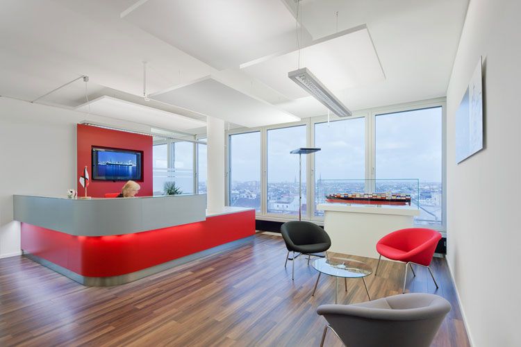 Deckensegel in einem Büro | Foto: Ecophon; Hans Georg Esch Deckensegel in einem Büro | Foto: Ecophon; Hans Georg Esch